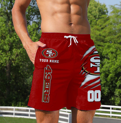 LIMITED EDITION - NEW PREMIUM NFL11 SF49 SAN FRANCISCO 49ERS SHORT PANTS