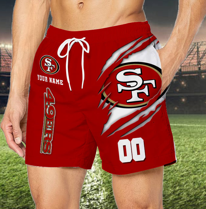 LIMITED EDITION - NEW PREMIUM NFL11 SF49 SAN FRANCISCO 49ERS SHORT PANTS