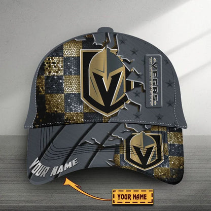 VIRAL EDITON - NEW CUSTOMIZED NHL04 VGK VEGAS GOLDEN KNIGHTS CLASSIC CAP