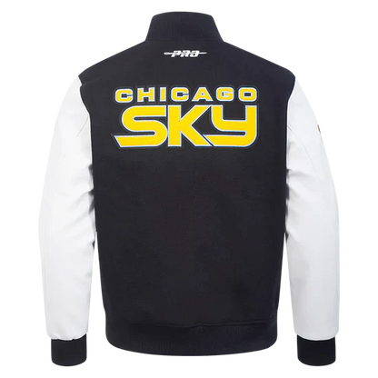 LIMITED EDITION - NEW CUSTOMIZED WNBA02 CCS CH SKY BASEBALL JACKET, SATIN VARSITY JACKET 09
