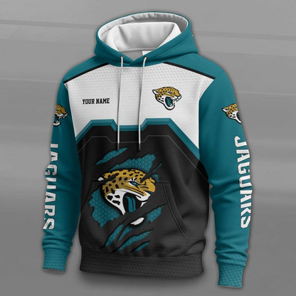 LIMITED EDITION - NEW CUSTOMIZED NFL30 JSJ JACKSONVILLE JAGUARS UNISEX T-SHIRT, POLO, HOODIE & JACKETS