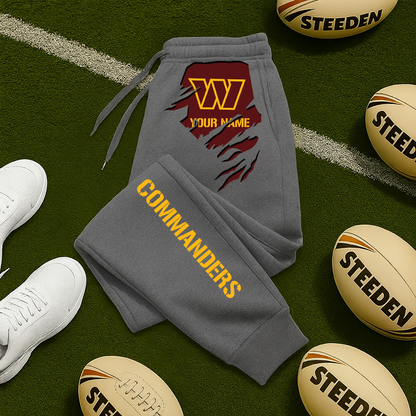 LIMITED EDITION - NEW PERSONALIZED NFL12 WTC WASHINGTON COMMANDERS JOGGERS