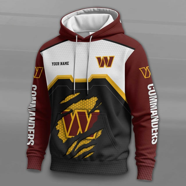 LIMITED EDITION - NEW CUSTOMIZED NFL12 WTC WASHINGTON COMMANDERS UNISEX T-SHIRT, POLO, HOODIE & JACKETS