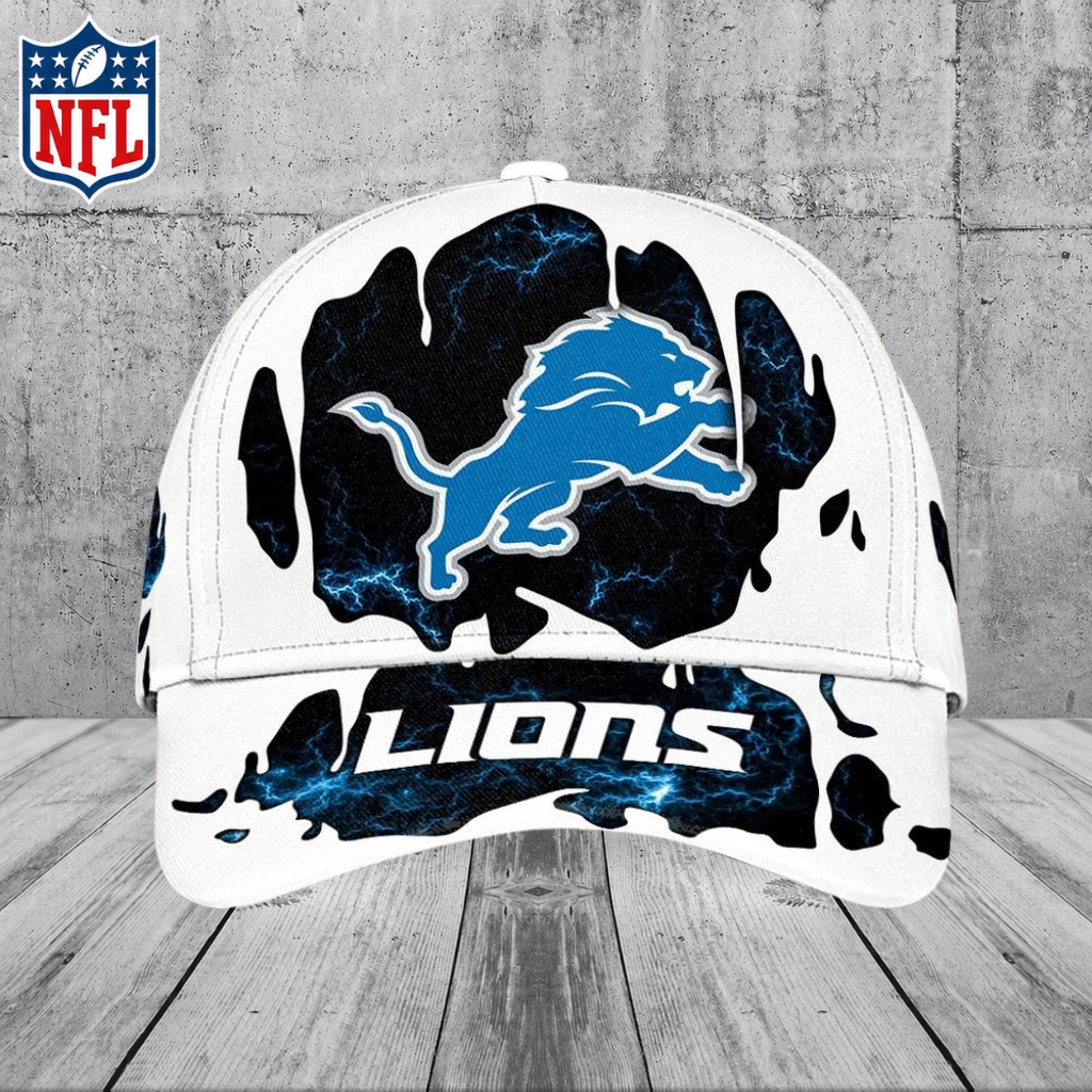 [SPECIAL OFFER] NEW CUSTOMIZED NFL04 DTL DETROIT LIONS CLASSIC CAP