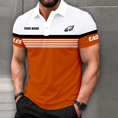 LIMITED EDITION - NEW CUSTOMIZED NFL02 PPE PHILADELPHIA EAGLES POLO SHIRT