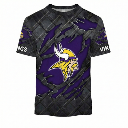 LIMITED EDITION - NEW CUSTOMIZED NFL05 MVK MINNESOTA VIKINGS UNISEX T-SHIRT, POLO, HOODIE & JACKETS
