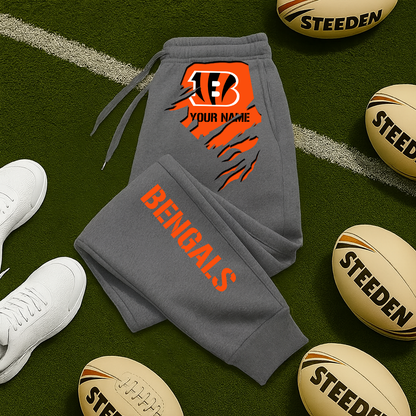 LIMITED EDITION - NEW PERSONALIZED NFL16 CCB CINCINNATI BENGALS JOGGERS