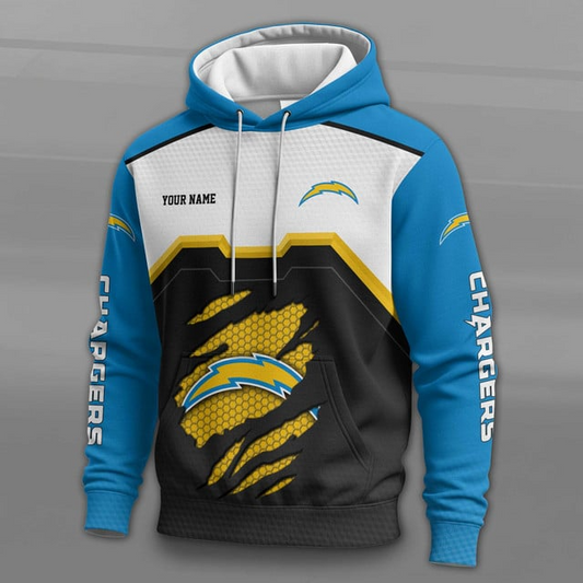 LIMITED EDITION - NEW CUSTOMIZED NFL09 LAC LOS ANGELES CHARGERS UNISEX T-SHIRT, POLO, HOODIE & JACKETS