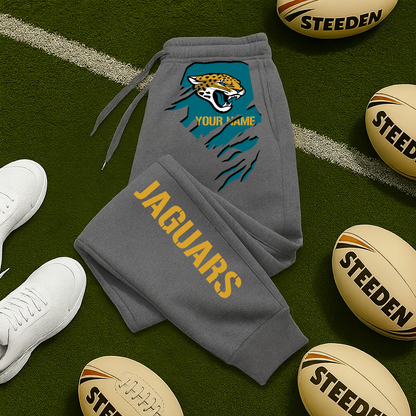 LIMITED EDITION - NEW PERSONALIZED NFL30 JSJ JACKSONVILLE JAGUARS JOGGERS