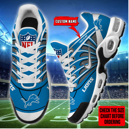 [SPECIAL OFFER] NEW CUSTOMIZED NFL04 DTL DETROIT LIONS AIR MAX PLUS SNEAKERS