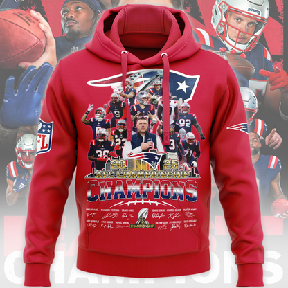 LIMITED EDITION - NEW CUSTOMIZED NFL27 NEP NEW ENGLAND PATRIOTS UNISEX T-SHIRT, POLO, HOODIE & JACKETS