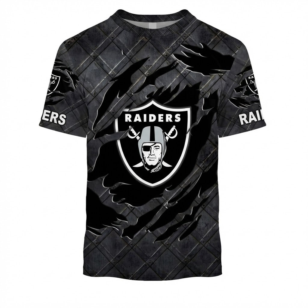 LIMITED EDITION - NEW CUSTOMIZED NFL07 LVR LAS VEGAS RAIDERS UNISEX T-SHIRT, POLO, HOODIE & JACKETS
