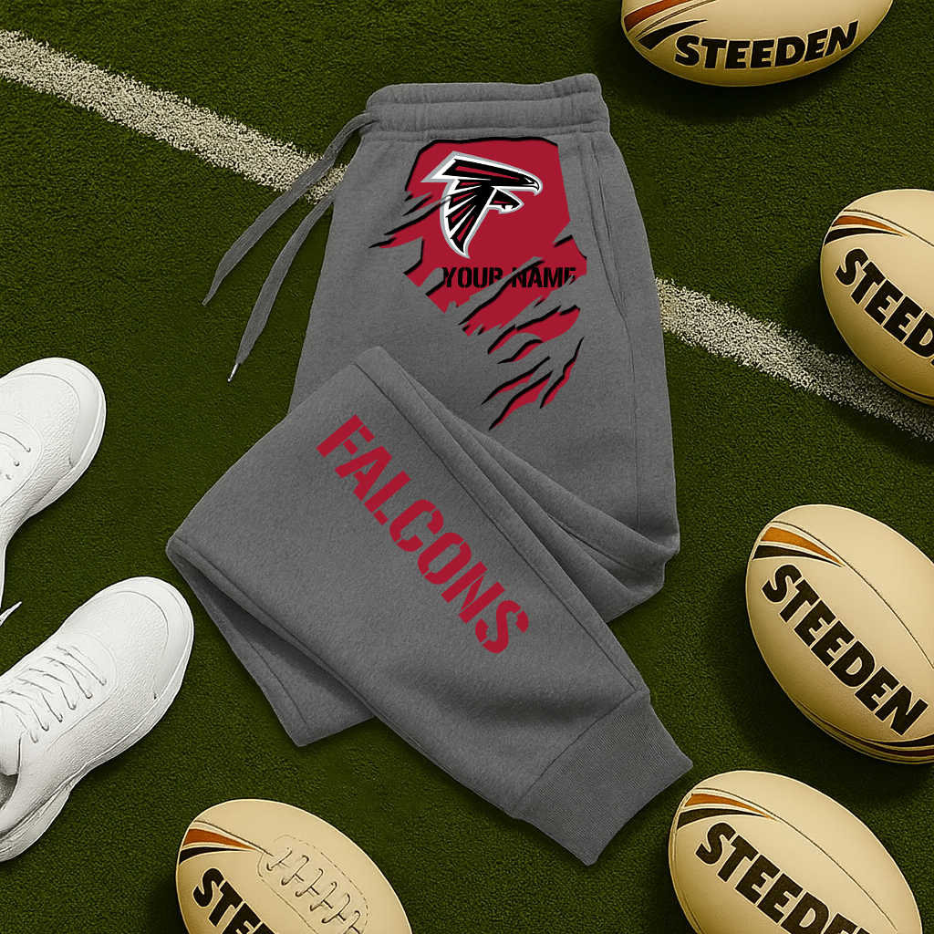 LIMITED EDITION - NEW PERSONALIZED NFL18 ATF ATLANTA FALCONS JOGGERS