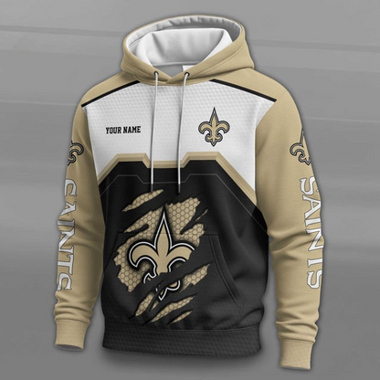 LIMITED EDITION - NEW CUSTOMIZED NFL24 NOS NEW ORLEANS SAINTS UNISEX T-SHIRT, POLO, HOODIE & JACKETS