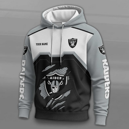 LIMITED EDITION - NEW CUSTOMIZED NFL07 LVR LAS VEGAS RAIDERS UNISEX T-SHIRT, POLO, HOODIE & JACKETS