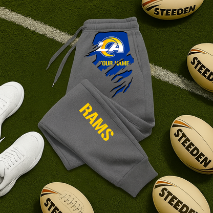 LIMITED EDITION - NEW PERSONALIZED NFL22 LAR LOS ANGELES RAMS JOGGERS