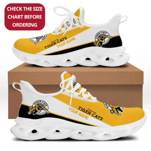 [FAN EXCLUSIVE] NEW CUSTOMIZED CFL04 HAM HAMILTON TIGER-CATS MAX SOUL SHOES
