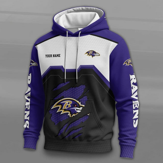 LIMITED EDITION - NEW CUSTOMIZED NFL28 BTR BALTIMORE RAVENS UNISEX T-SHIRT, POLO, HOODIE & JACKETS