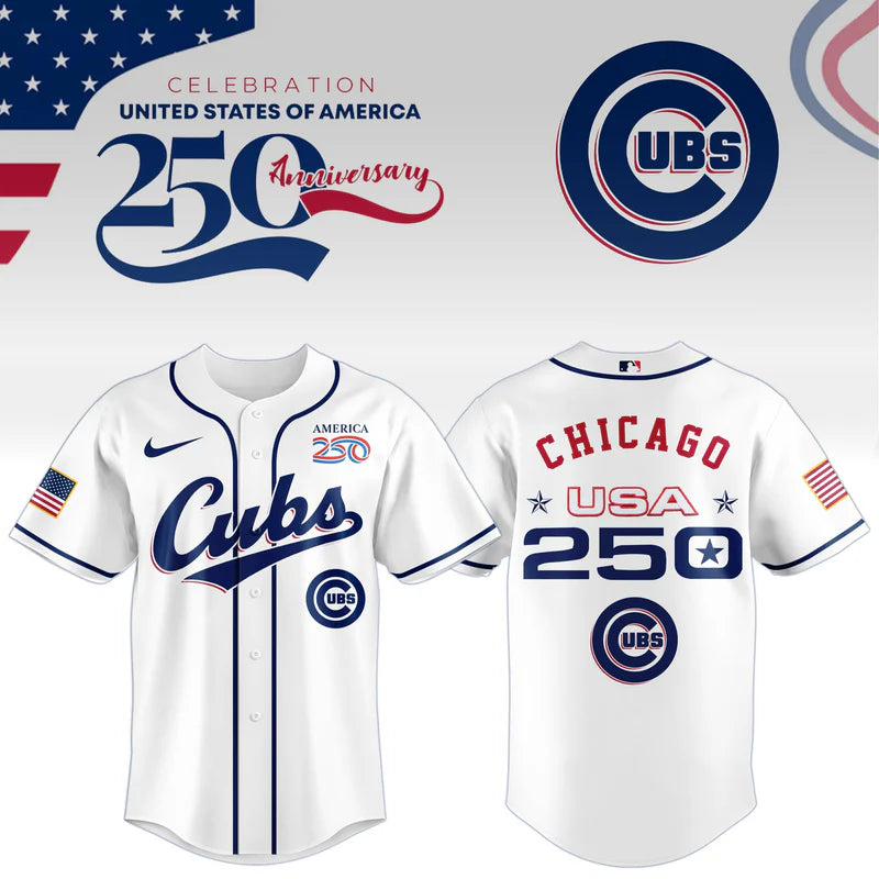 LIMITED EDITION - NEW CUSTOMIZED MLB04 CCS CHICAGO CUBS BASEBALL JERSEY