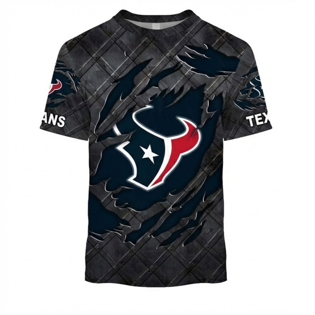 LIMITED EDITION - NEW CUSTOMIZED NFL15 HTT HOUSTON TEXANS UNISEX T-SHIRT, POLO, HOODIE & JACKETS