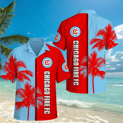 TOP SELLING - NEW CUSTOMIZED MLS04 CCF CHICAGO FIRE FC UNISEX HAWAIIAN SHIRT