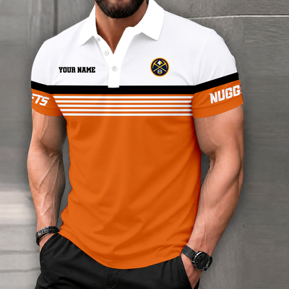 LIMITED EDITION - NEW CUSTOMIZED NBA08 DNU DENVER NUGGETS POLO SHIRT