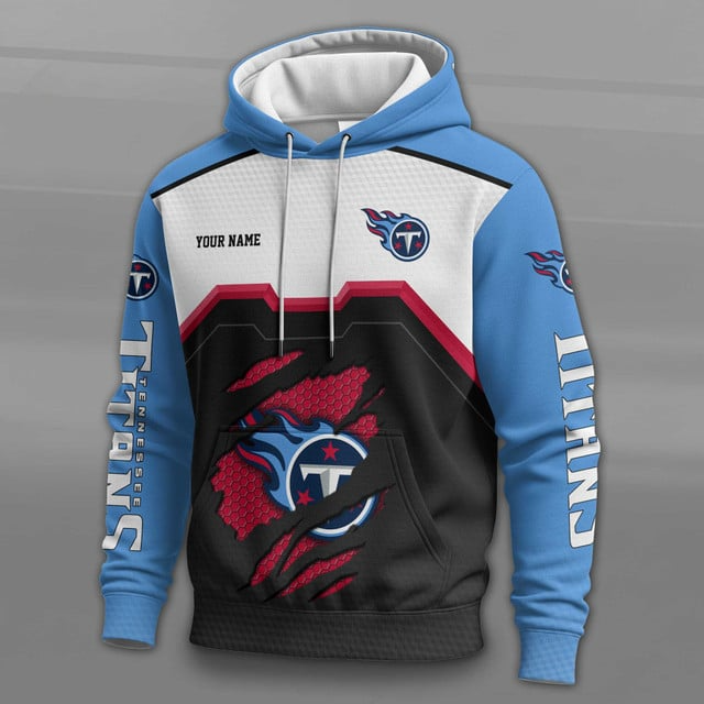 LIMITED EDITION - NEW CUSTOMIZED NFL31 TST TENNESSEE TITANS UNISEX T-SHIRT, POLO, HOODIE & JACKETS