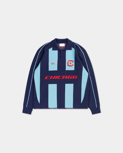 LIMITED EDITION - NEW CUSTOMIZED MLS04 CCF CCG FIRE FC LONG SLEEVE POLO