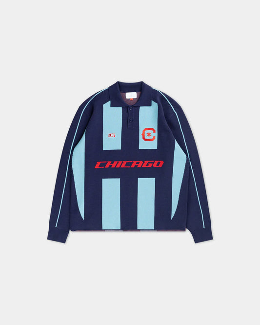 LIMITED EDITION - NEW CUSTOMIZED MLS04 CCF CCG FIRE FC LONG SLEEVE POLO