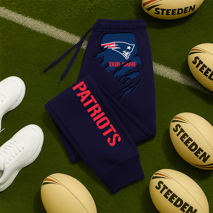 LIMITED EDITION - NEW PERSONALIZED NFL27 NEP NEW ENGLAND PATRIOTS JOGGERS