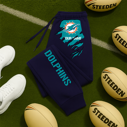 LIMITED EDITION - NEW PERSONALIZED NFL19 MDP MIAMI DOLPHINS JOGGERS