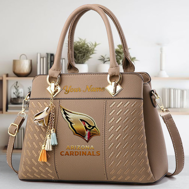 LIMITED EDITION - NEW CUSTOMIZED NFL20 ARC ARIZONA CARDINALS LUXURY HANDBAG IN MULTIPLE COLORS