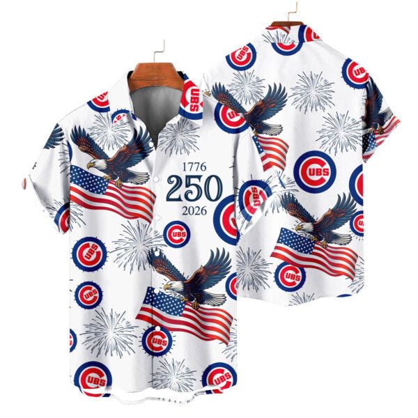 LIMITED EDITION - NEW CUSTOMIZED MLB04 CCS CHICAGO CUBS UNISEX HAWAIIAN SHIRT
