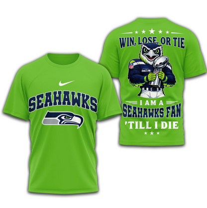 LIMITED EDITION - NEW CUSTOMIZED NFL06 SSH SEATTLE SEAHAWKS UNISEX T-SHIRT, POLO, HOODIE & JACKETS