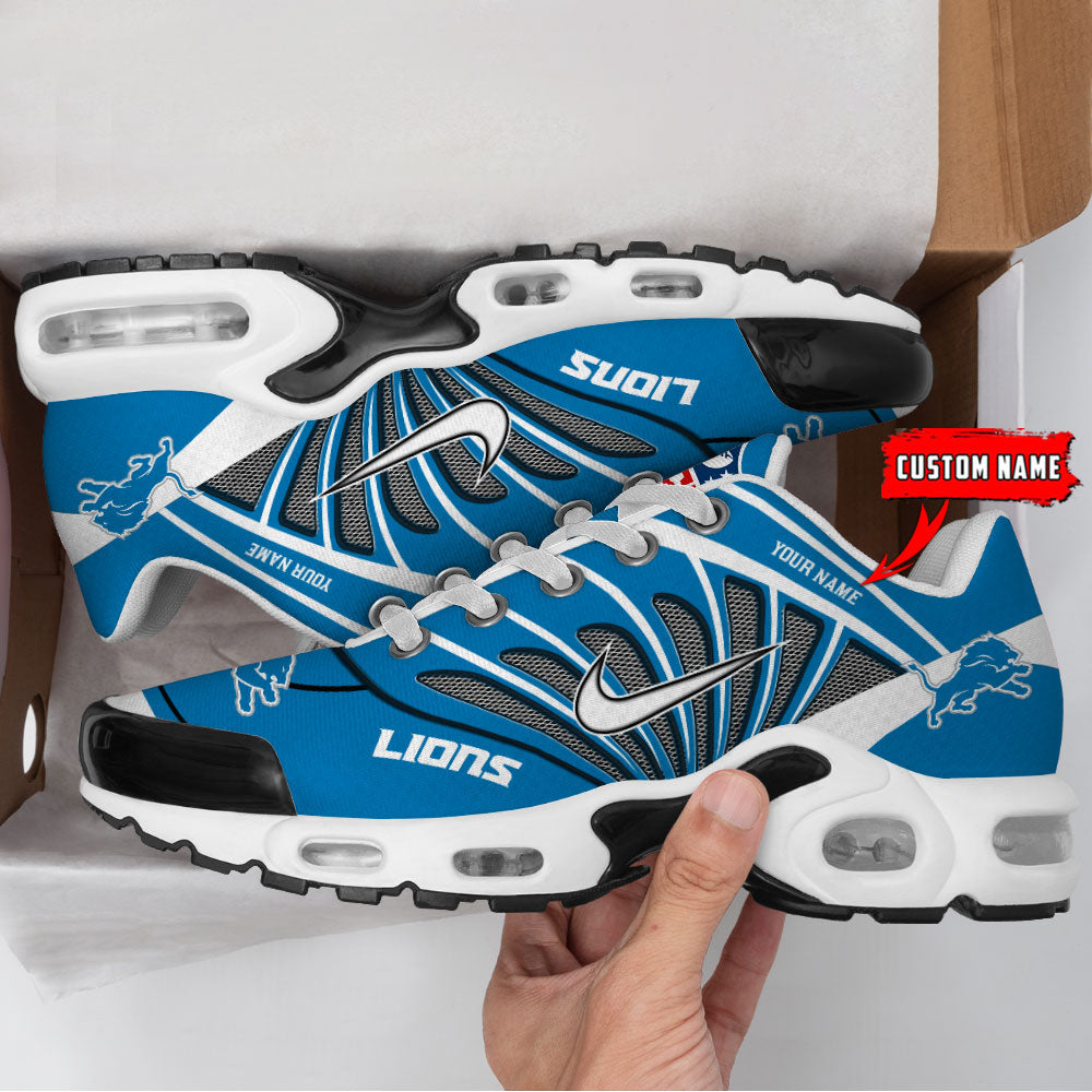 [SPECIAL OFFER] NEW CUSTOMIZED NFL04 DTL DETROIT LIONS AIR MAX PLUS SNEAKERS