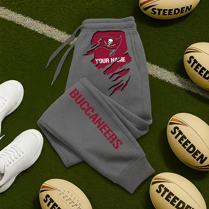 LIMITED EDITION - NEW PERSONALIZED NFL10 TBB TAMPA BAY BUCCANEERSJOGGERS