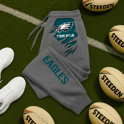 LIMITED EDITION - NEW PERSONALIZED NFL02 PPE PHILADELPHIA EAGLES JOGGERS
