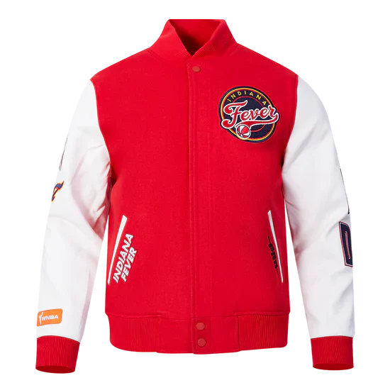 LIMITED EDITION - NEW CUSTOMIZED WNBA06 IDF IN FEVER BASEBALL JACKET, SATIN VARSITY JACKET 10
