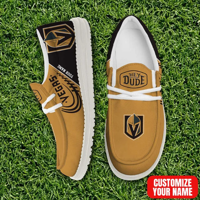 [SUPER SALE] NEW CUSTOMIZED NHL04 VGK VEGAS GOLDEN KNIGHTS PREMIUM LOAFER SHOES