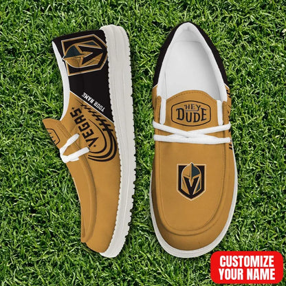 [SUPER SALE] NEW CUSTOMIZED NHL04 VGK VEGAS GOLDEN KNIGHTS PREMIUM LOAFER SHOES