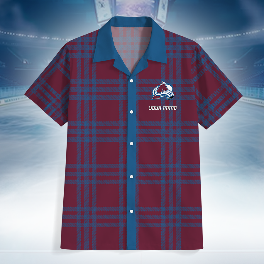 LIMITED EDITION - NEW CUSTOMIZED NHL05 CAL COLORADO AVALANCHE UNISEX HAWAIIAN SHIRT
