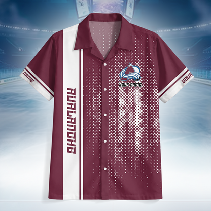 LIMITED EDITION - NEW CUSTOMIZED NHL05 CAL COLORADO AVALANCHE UNISEX HAWAIIAN SHIRT
