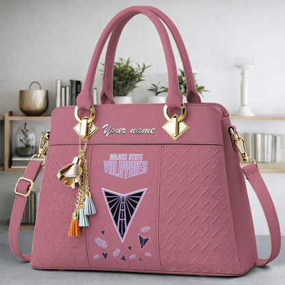 [FAN FAVORITE] NEW CUSTOMIZED WNBA05 GSV GOLDEN STATE VALKYRIES MULTICOLOR HANDBAG