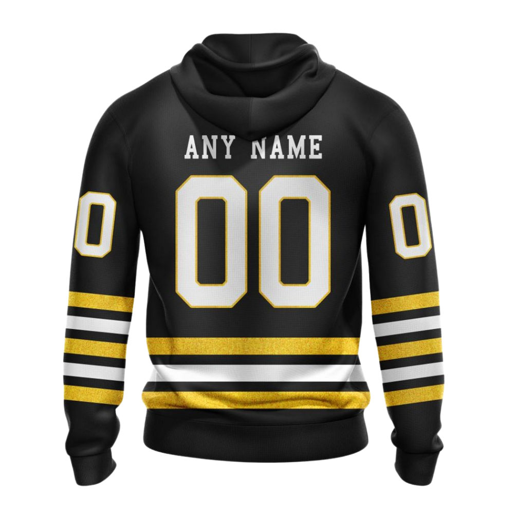LIMITED EDITION - NEW CUSTOMIZED NHL18 BTB BOSTON BRUINS COMBO HOODIE & LONGPANTS