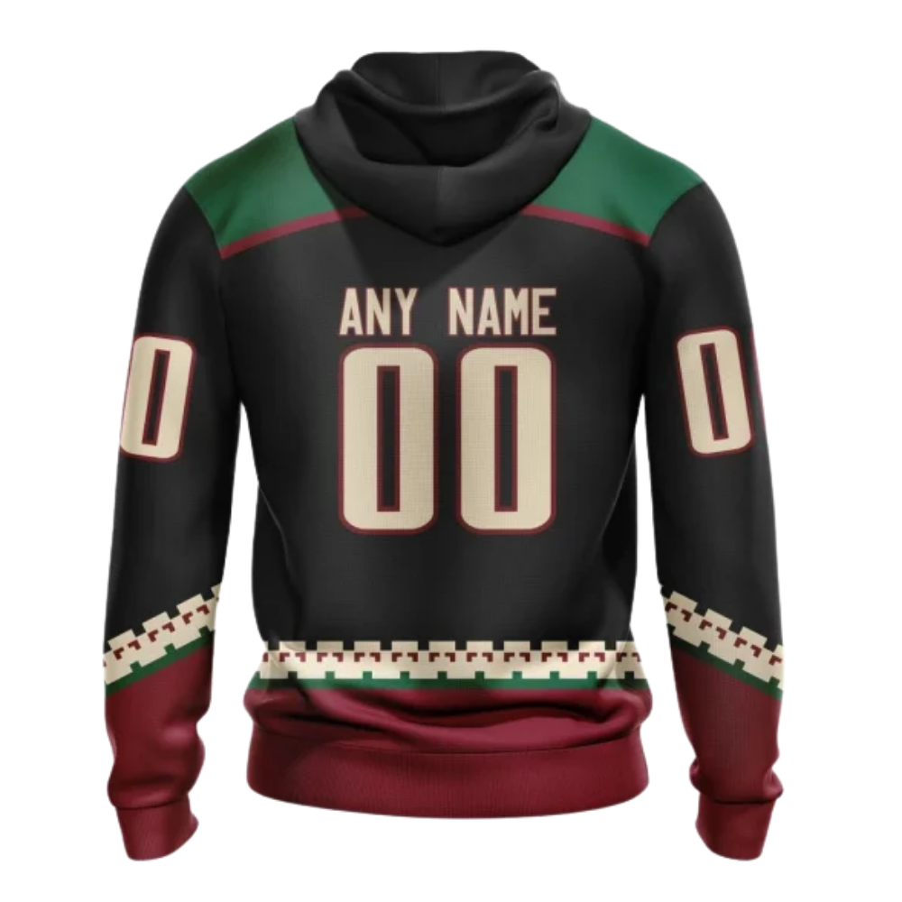 LIMITED EDITION - NEW CUSTOMIZED NHL30 AZC ARIZONA COYOTES COMBO HOODIE & LONGPANTS