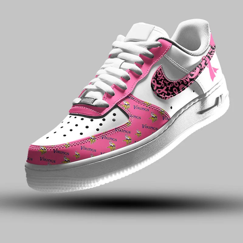 VIRAL EDITION - NEW CUSTOMIZED NFL05 MVK MINNESOTA VIKINGS AF1 SNEAKERS