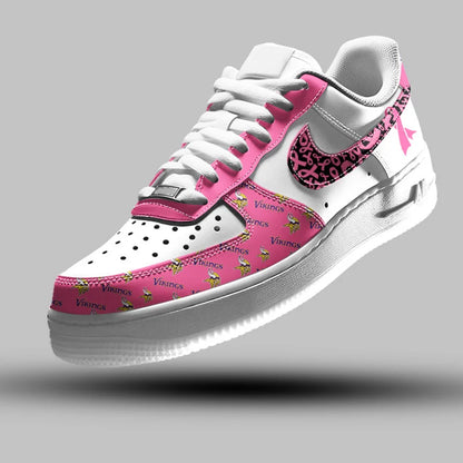 VIRAL EDITION - NEW CUSTOMIZED NFL05 MVK MINNESOTA VIKINGS AF1 SNEAKERS