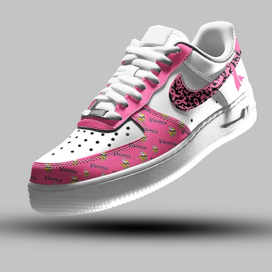 VIRAL EDITION - NEW CUSTOMIZED NFL05 MVK MINNESOTA VIKINGS AF1 SNEAKERS