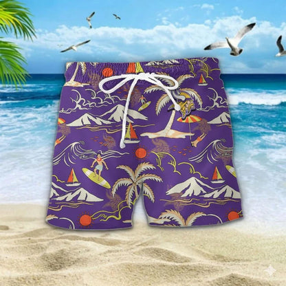 VIRAL EDITION  - NEW CUSTOMIZED NFL05 MVK MINNESOTA VIKINGS UNISEX INDEPENDENCE DAY HAWAIIAN SHIRT & SHORTS SET