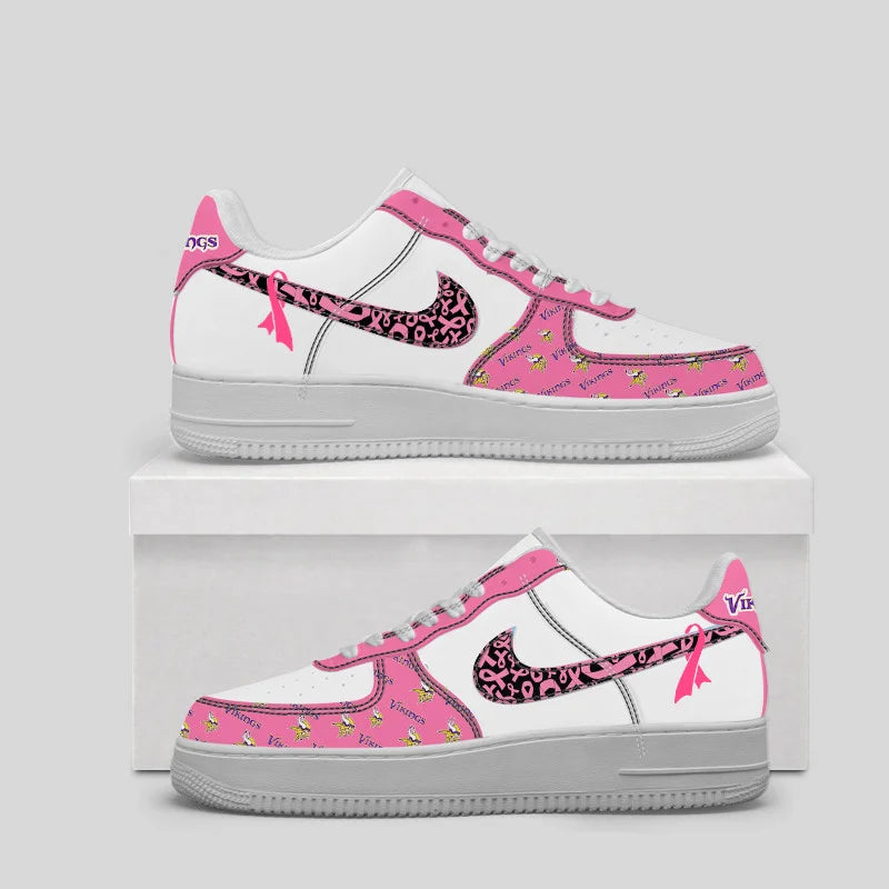 VIRAL EDITION - NEW CUSTOMIZED NFL05 MVK MINNESOTA VIKINGS AF1 SNEAKERS